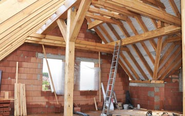 Thorpe By Water attic trusses